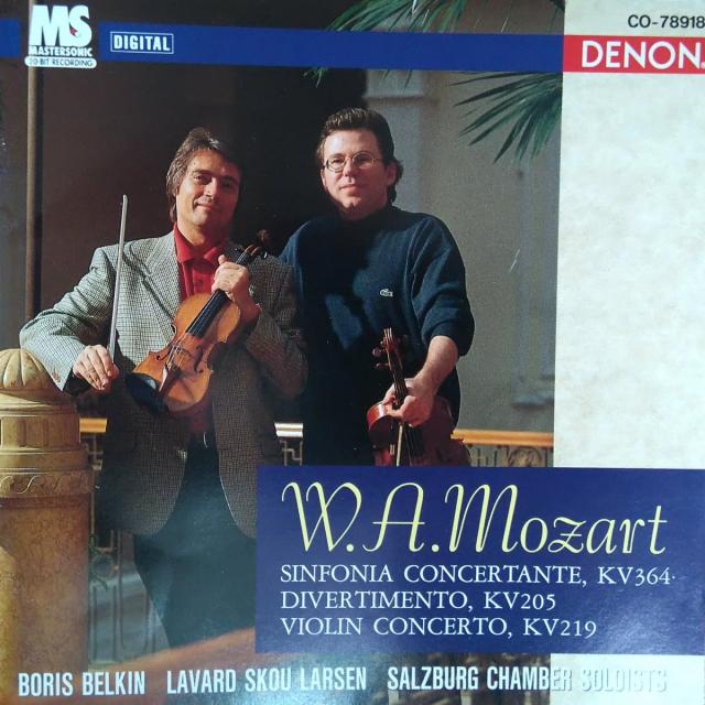 Mozart Violinkonzerto, Divertimento